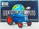 Lesney Matchbox 1959 Regular Wheels #72 Fordson Major Tractor | Orange Hubs BPT