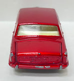 Lesney Matchbox 1967 Regular Wheels #24 Rolls-Royce Silver Shadow | Red Body Black Base Silver Hubcaps