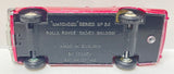 Lesney Matchbox 1967 Regular Wheels #24 Rolls-Royce Silver Shadow | Red Body Black Base Silver Hubcaps
