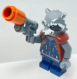 LEGO Minifigure Rocket Raccoon 2018 Marvel Super Heroes | Avengers: Infinity War | 76102 Thor's Weapon Quest