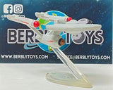Micro Machines Star Trek TOS USS Enterprise NCC-1701 Starship W/ Stand Galoob | MFG 1993