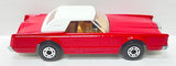 Lesney Matchbox 1979 Superfast #28 Lincoln Continental Mark V | Red Body