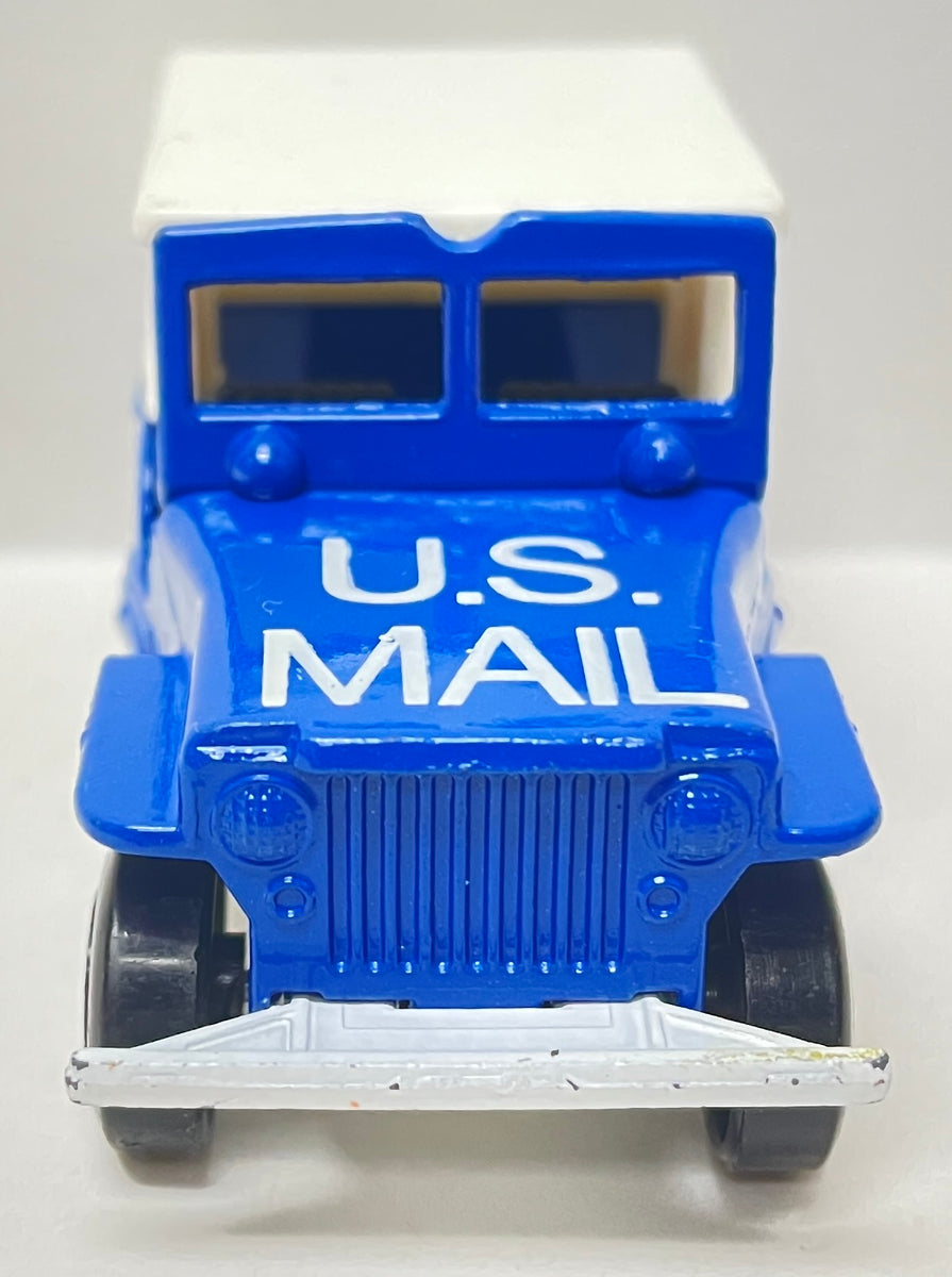 Lesney Matchbox 1978 Superfast #5 US Mail Truck | Blue Body | White Plastic  Roof