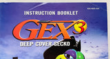 Gex 3: Deep Cover Gecko Nintendo 64 N64 Original Game with Manual | 1999 Tested & Cleaned | Authentic