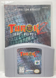 Turok 2: Seeds of Evil Nintendo 64 N64 Original Game with Manual | 1998 Tested & Cleaned | Authentic