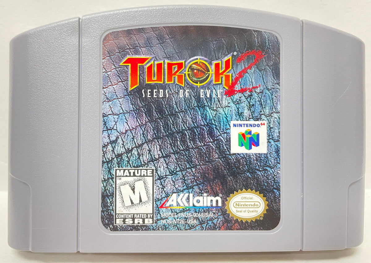 Turok 2: Seeds of Evil Nintendo 64 N64 Original Game with