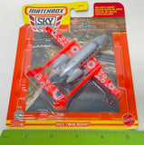 Matchbox Sky Busters MBX Twin Boom Airplane 25/32 Mattel 2023