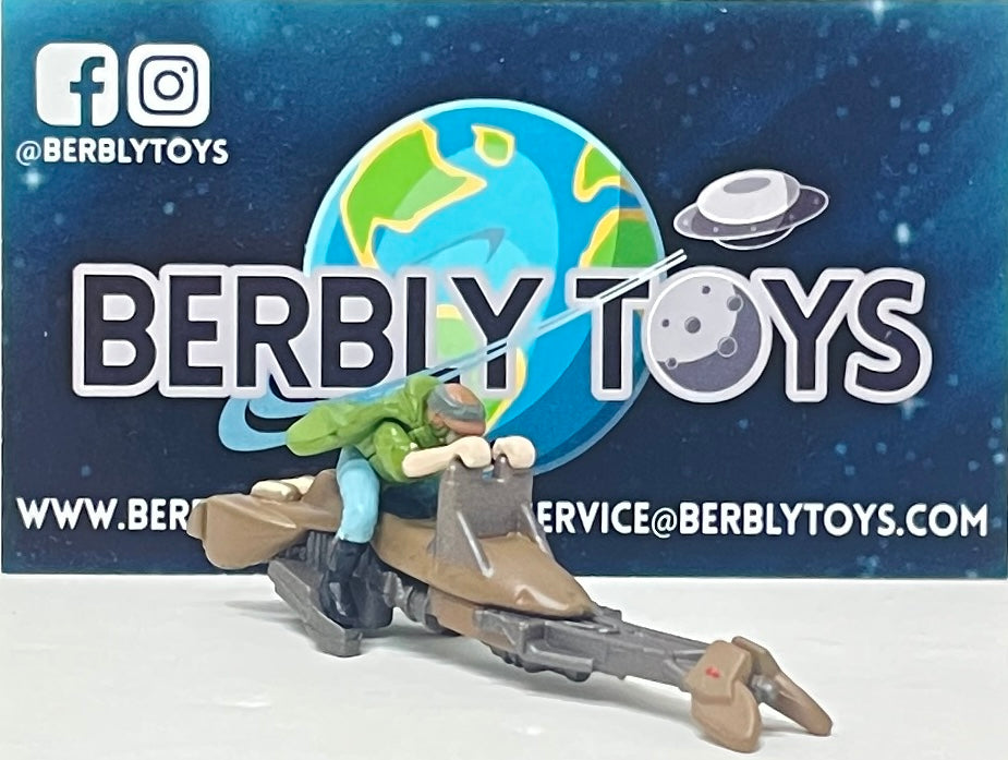 Micro Machines Star Wars Leia Endor Speeder Bike (74-Z) Galoob