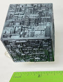 Micro Machines Star Trek Borg Cube Starship W/ Stand Galoob | MFG 1993