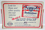 Lledo Models of Days Gone Budweiser Delivery Truck With Box MFG 1979