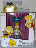 The Simpsons Bart Simpson w/ Krusty the Clown Hat 2.5" Action Figure | Jakks Pacific