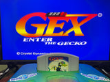 Gex 64 Enter the Gecko Nintendo 64 N64 Original Game | 1998 Tested & Cleaned | Authentic