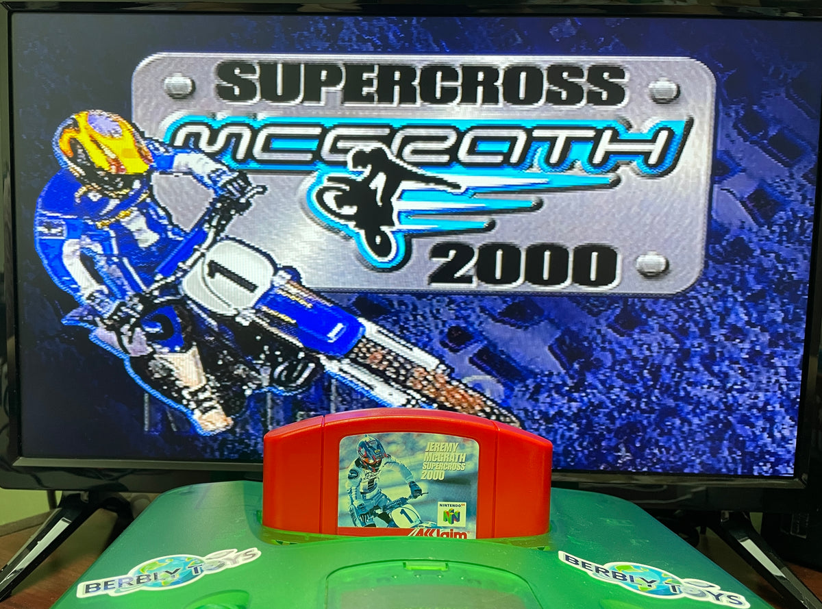 Jeremy McGrath Supercross 2000 Nintendo 64 N64 Original Game