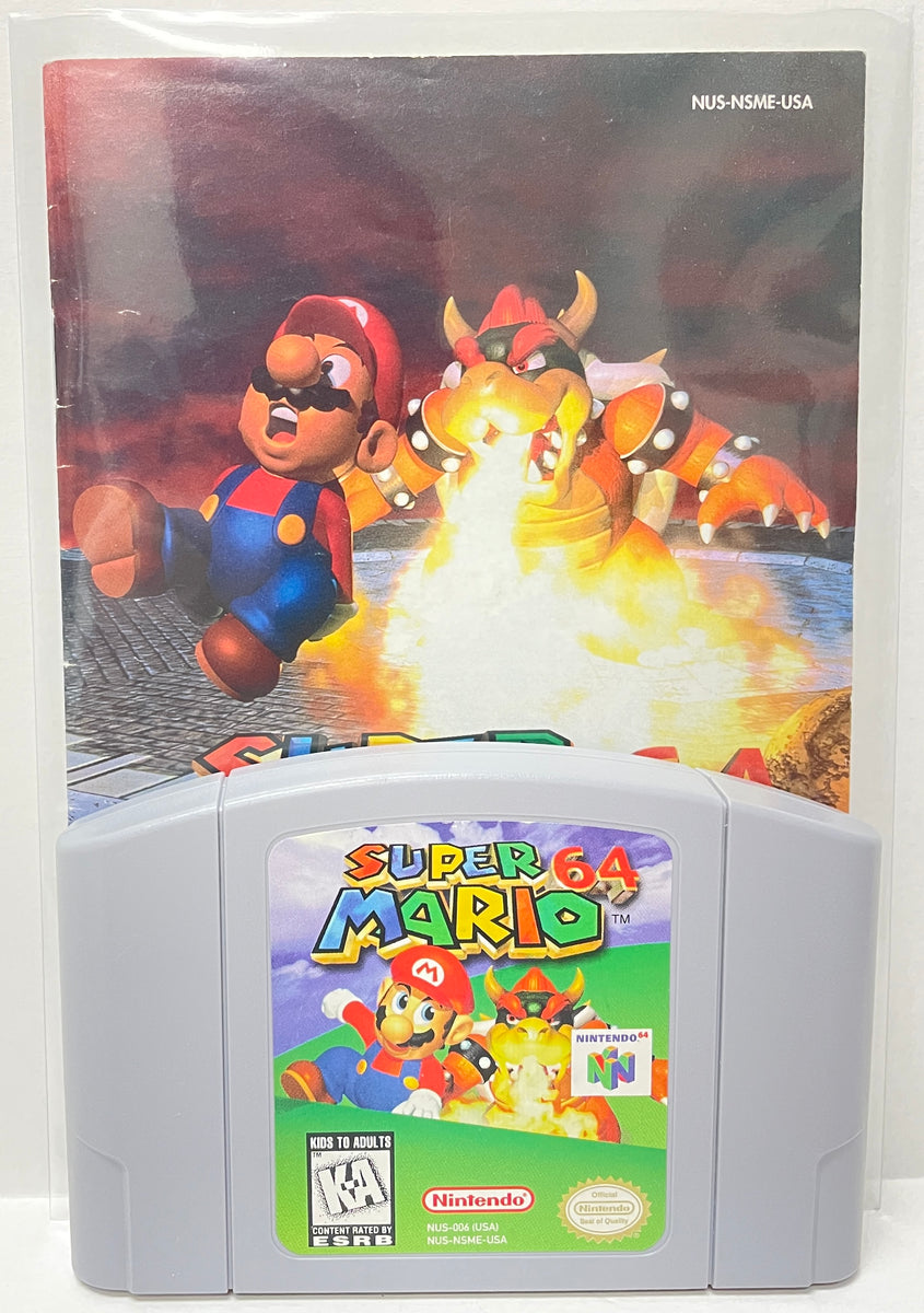 Super Mario 64 Nintendo 64 N64 Original Game with Manual 1996