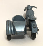 Lesney Matchbox Regular Wheels #4 Triumph T110 Motorcycle | Sidecar