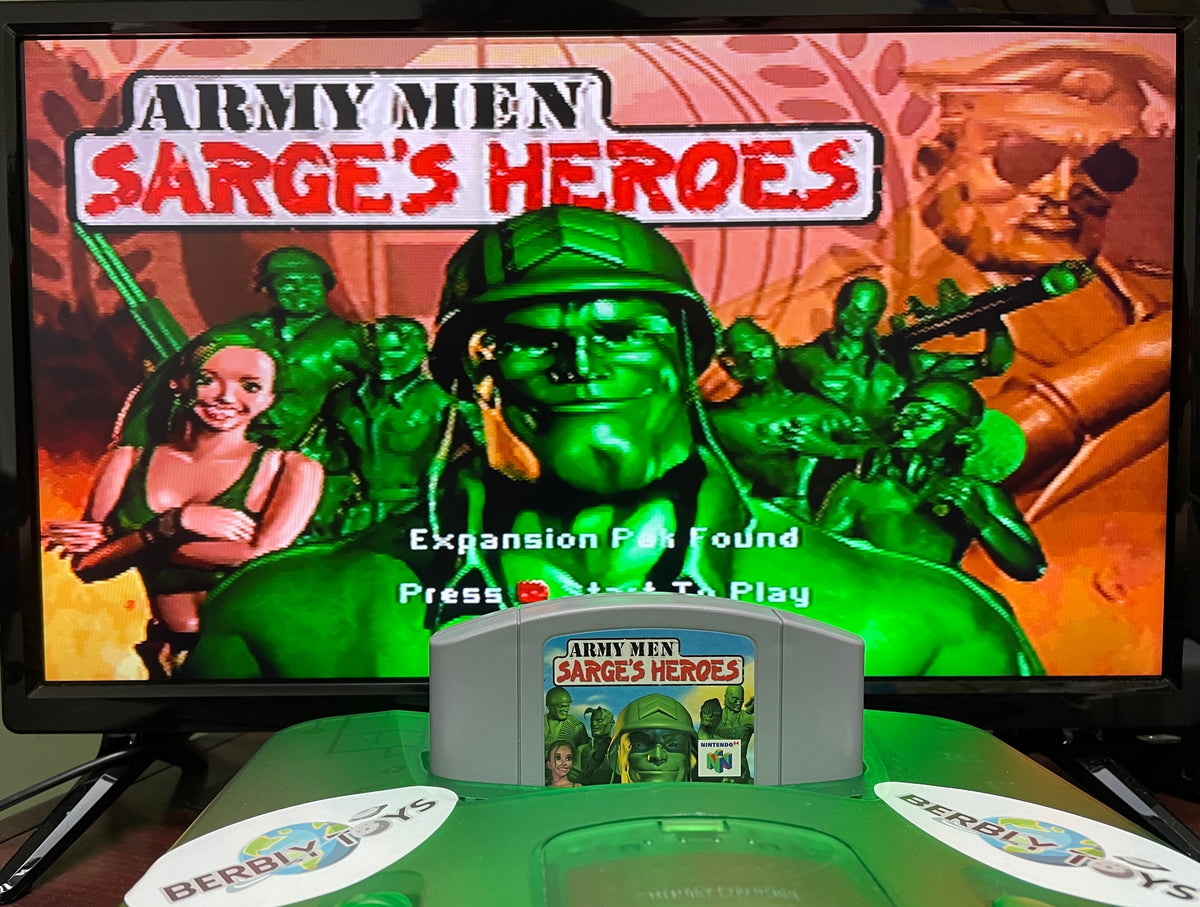 Army Men Sarge's Heroes Nintendo 64 N64 Original Game | 1999