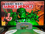 Army Men Sarge's Heroes Nintendo 64 N64 Original Game | 1999 Tested & Cleaned | Authentic