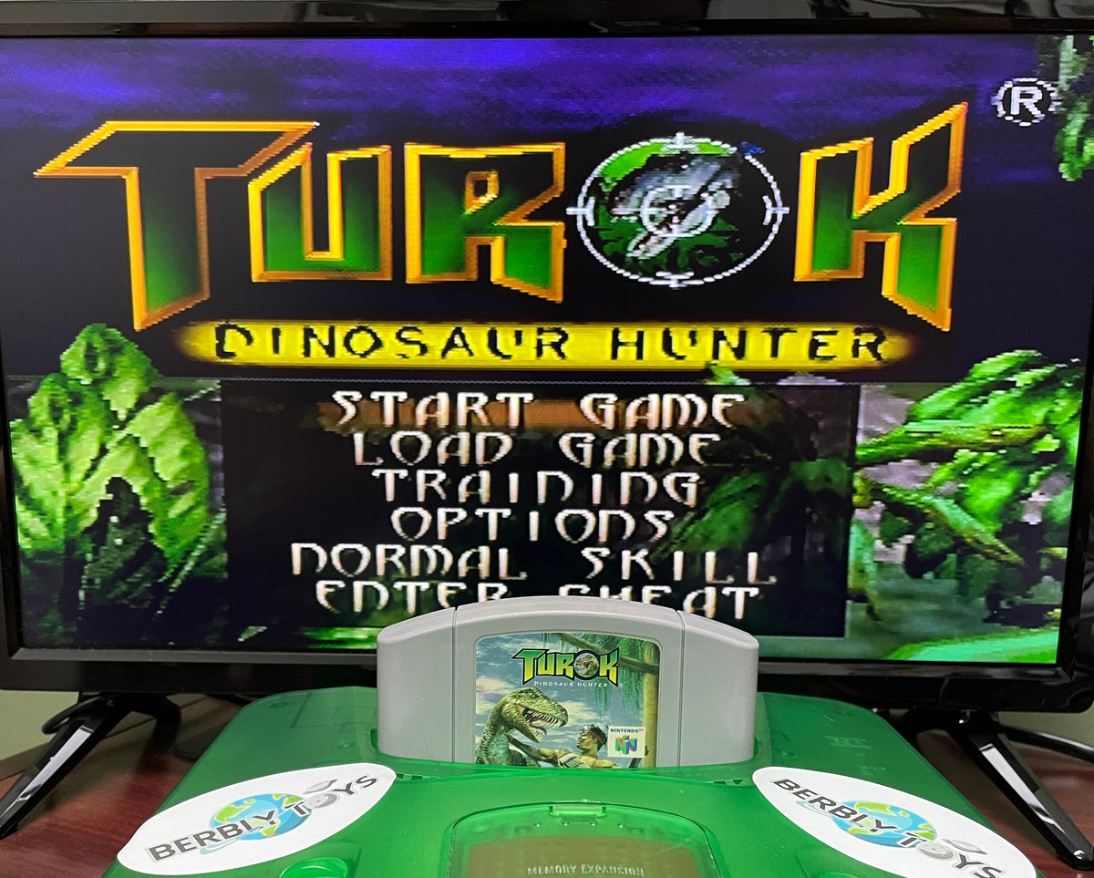 Turok Dinosaur Hunter Nintendo 64 N64 Game 1997 Tested Cleaned