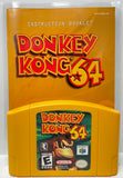 Donkey Kong 64 Nintendo 64 N64 Original Game with Manual | 1999 Tested Cleaned | Authentic