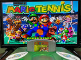 Mario Tennis Nintendo 64 N64 Original Game with Booklet | 2000 Tested & Cleaned | Authentic