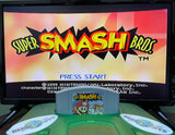 Super Smash Bros Nintendo 64 N64 Original Game with Booklet | 1999 Save Tested