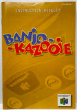 Banjo-Kazooie Nintendo 64 N64 Original Game with Booklet | 1998 Tested & Cleaned