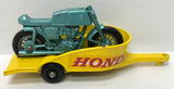 Lesney Matchbox Regular Wheels #38 Honda Motorcycle Trailer