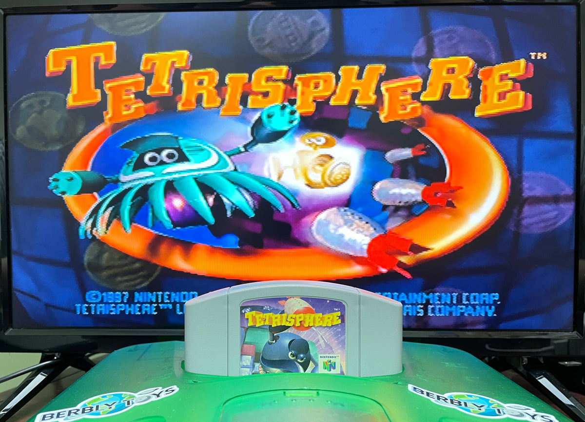 Tetrisphere Nintendo 64 N64 Original Game | 1997 Tested