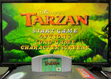 Tarzan Nintendo 64 N64 Original Game | 2000 Blockbuster Sticker Tested & Cleaned
