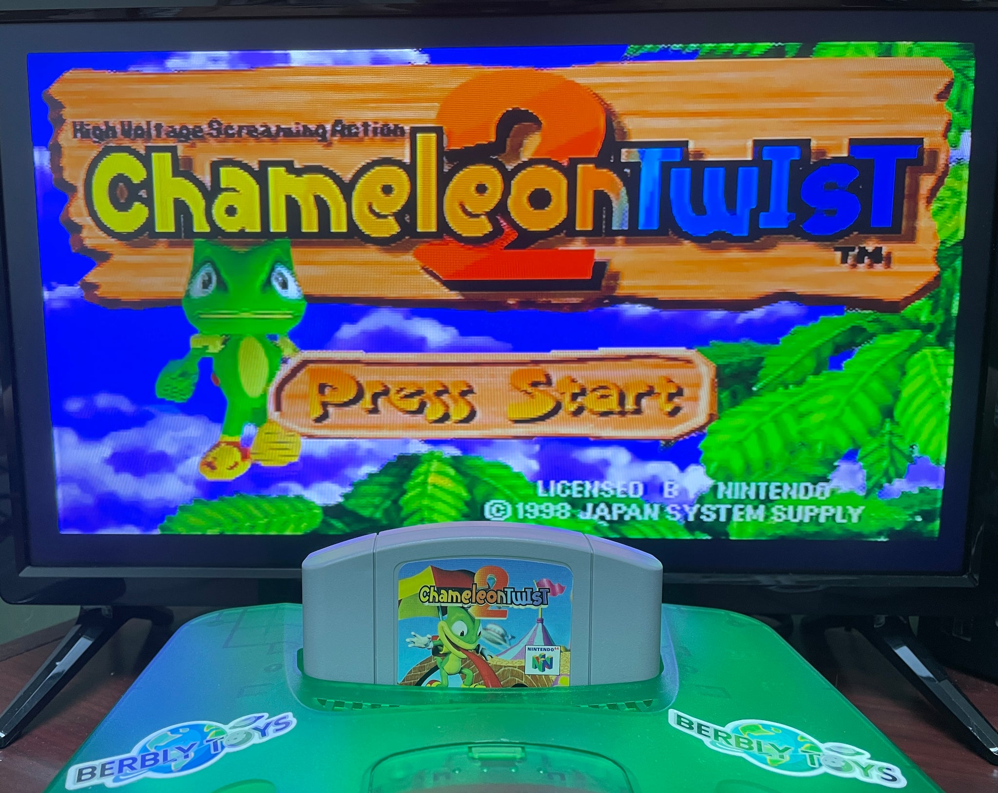 Chameleon Twist 2 for Nintendo 64 AUTHENTIC on sale - TESTED