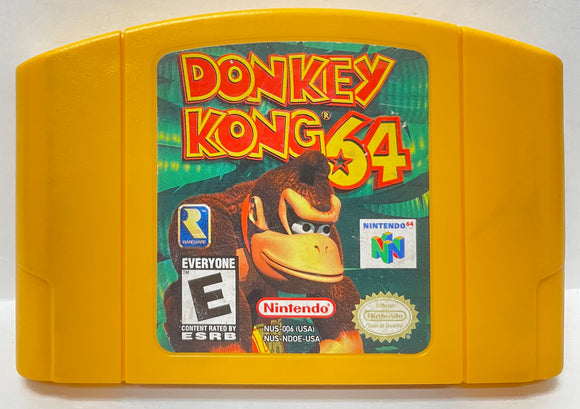 Donkey Kong 64 Nintendo 64 N64 Original Game | 1999 Tested & Cleaned | Authentic