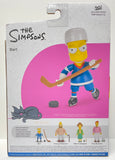 The Simpsons Grampa Bart Simpson (Hockey) 5" Jakks Pacific Action Figure Wave 5