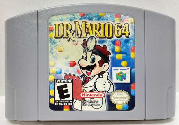Dr. Mario 64 Nintendo 64 N64 Original Game | 2001 Tested & Cleaned | Authentic