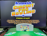 Brunswick Circuit Pro Bowling Nintendo 64 N64 Original Game | 1999 Tested & Cleaned | Authentic