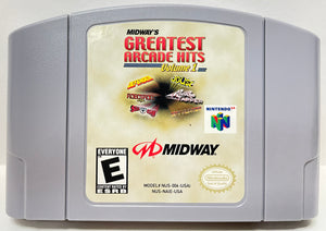 Midway's Greatest Arcade Hits Nintendo 64 N64 Original Game | 2000 Tested & Cleaned | Authentic