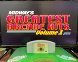 Midway's Greatest Arcade Hits Nintendo 64 N64 Original Game | 2000 Tested & Cleaned | Authentic