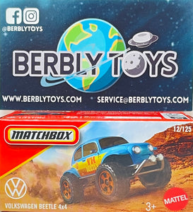 Matchbox Volkswagen Beetle 4X4 Power Grabs | 12/125 Diecast 1:64 Model