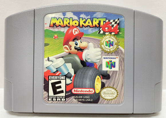 Mario Kart 64 'Player's Choice' Nintendo 64 N64 Original Game | 1997 Tested & Cleaned | Authentic