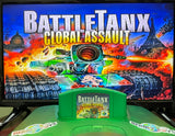 BattleTanx Global Assault Nintendo 64 N64 Original Game with Manual | 1999 Tested & Cleaned | Authentic