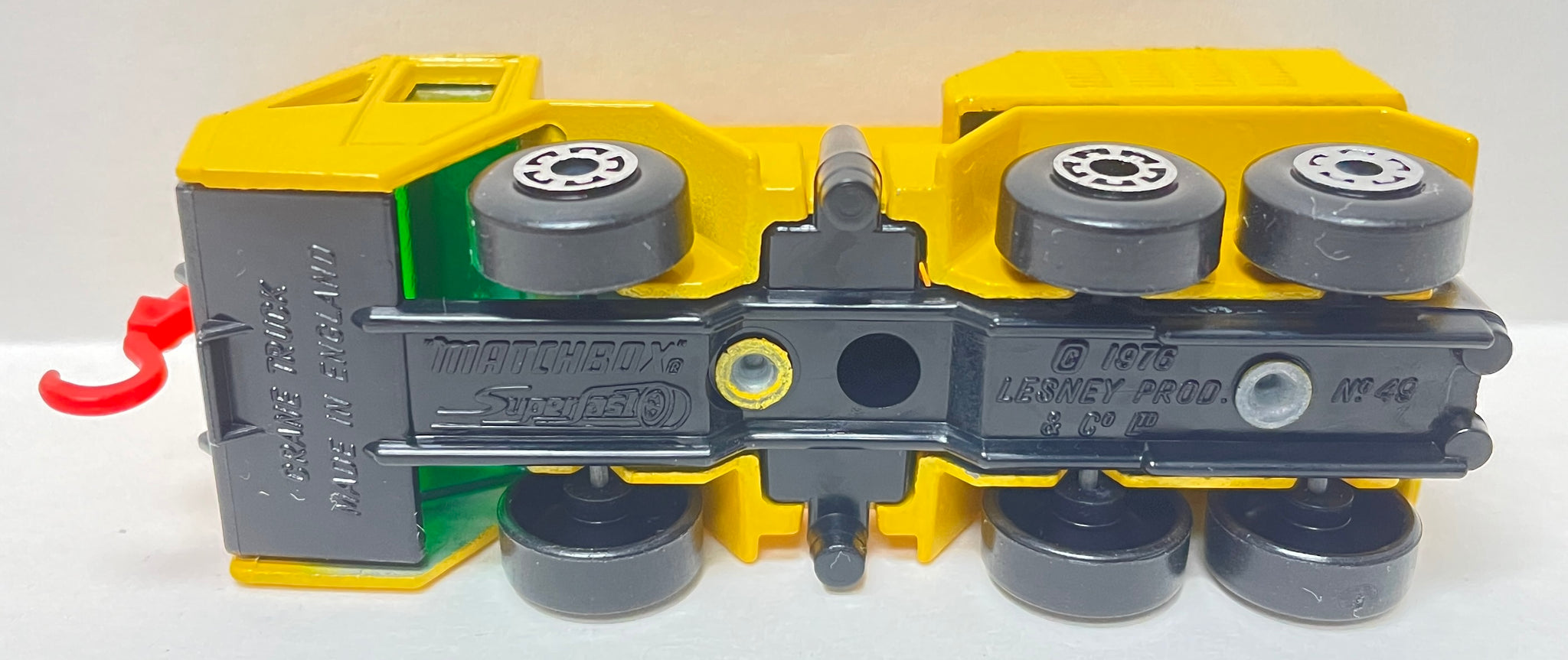 Lesney Matchbox 1976 Superfast #49 Crane Truck | Yellow Body