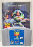 Toy Story 2: Buzz Lightyear to the Rescue Nintendo 64 N64 Original Game with Manual | 1999 Tested Cleaned | Authentic