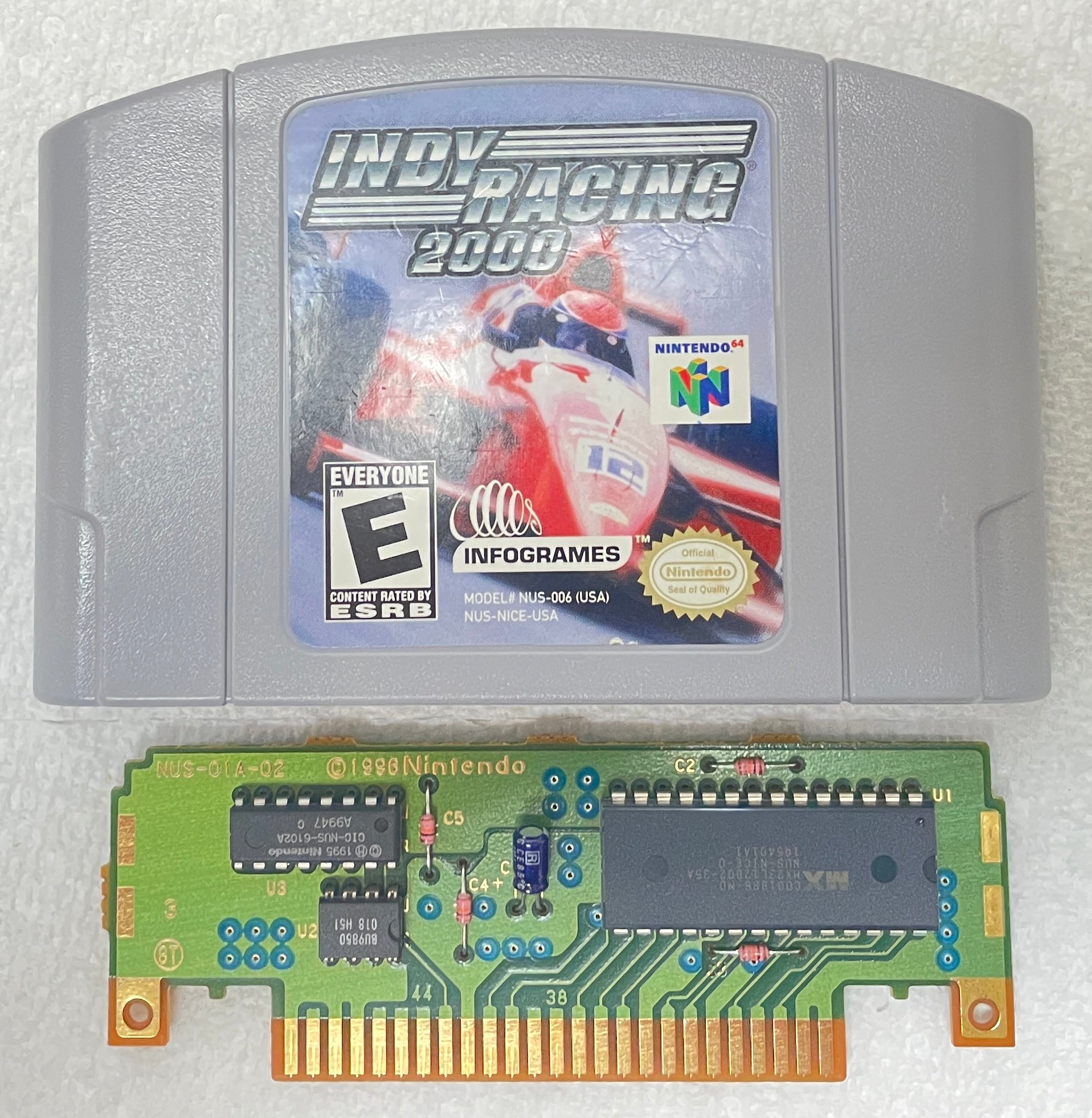 Indy Racing 2000 Nintendo 64 2000 Factory New on sale and Sealed Shelf Wear