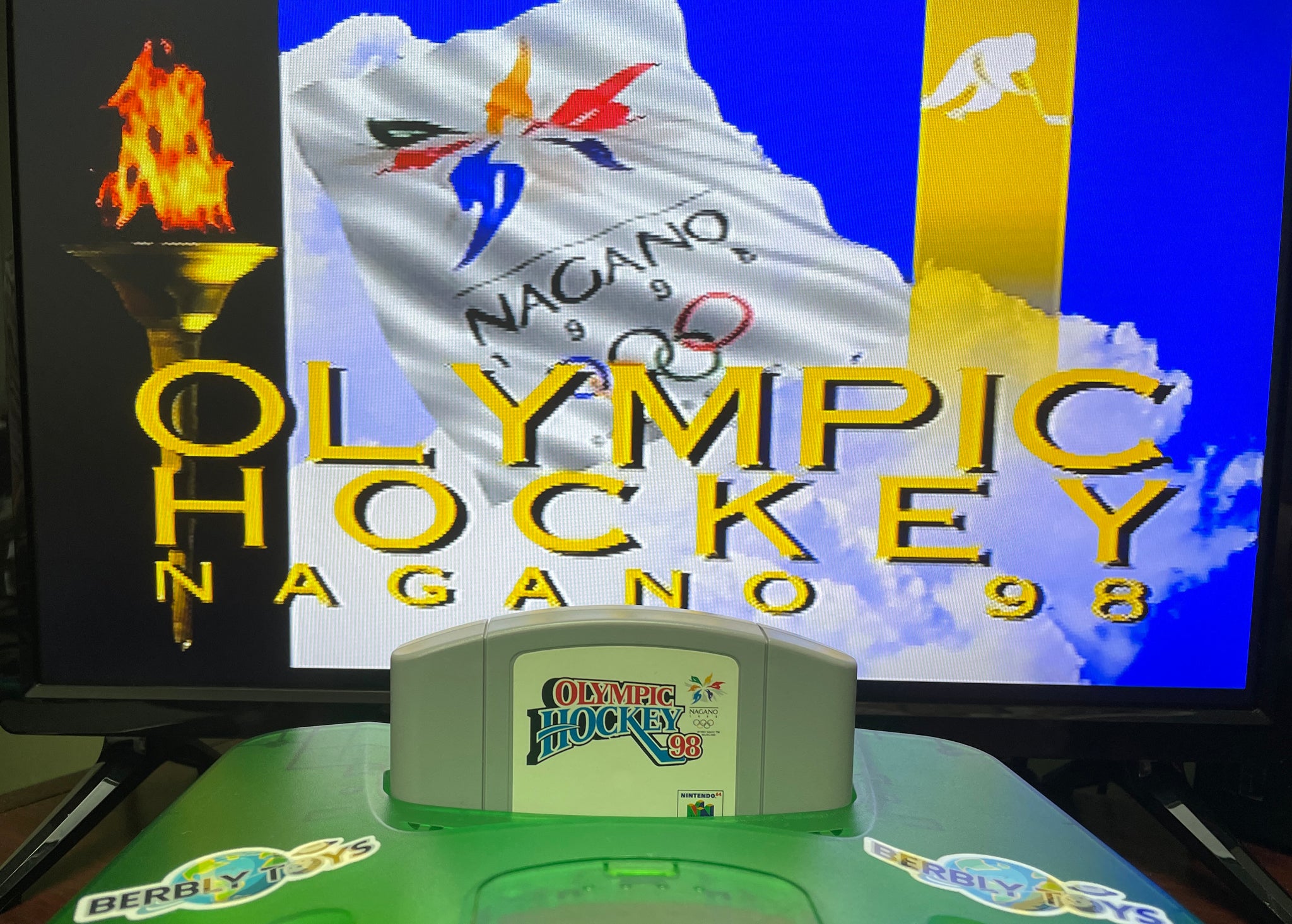 Olympic Hockey '98 Nintendo 64 N64 Original Game | 1998 Tested