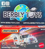 Matchbox International Terrastar Ambulance Power Grabs | #24 Diecast 1:64 Model