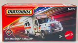 Matchbox International Terrastar Ambulance Power Grabs | #24 Diecast 1:64 Model