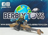 Micro Machines Star Wars Luke Skywalker Endor Speeder Bike (74-Z) Galoob | MFG 1996 | No Stand