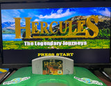 Hercules: The Legendary Journeys Nintendo 64 N64 Original Game | 2000 Tested & Cleaned | Blockbuster Label | Authentic (Yellowing on Jewel Case)