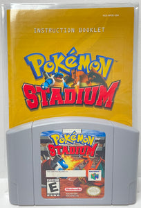 Pokemon Stadium Nintendo 64 N64 Original Game with Manual | 2000 Tested & Cleaned | Authentic