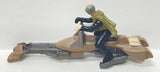 Micro Machines Star Wars Luke Skywalker Endor Speeder Bike (74-Z) Galoob | MFG 1996 | No Stand