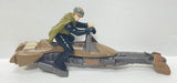 Micro Machines Star Wars Luke Skywalker Endor Speeder Bike (74-Z) Galoob | MFG 1996 | No Stand